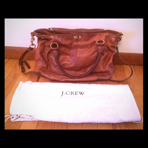 J. Crew Handbags - J. Crew Leather Hobo Bag