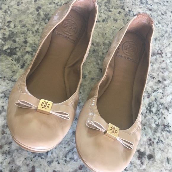 Tory Burch Nude Flats