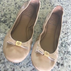 Tory Burch Nude Flats