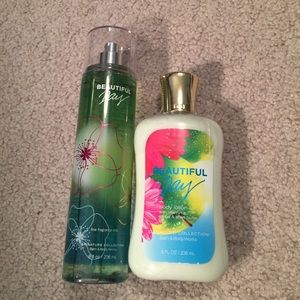 Beautiful day lotion and body mist