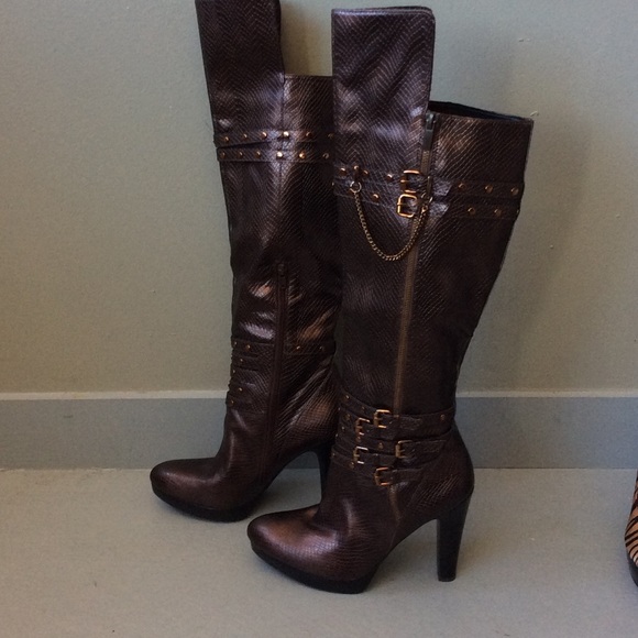 Knee high Carlos boots.