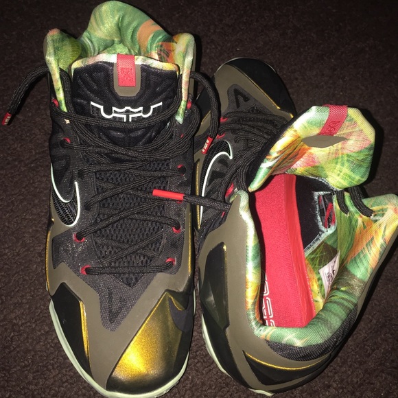 Lebron 11 shoes (Army Slate)(Size 10.5) - Picture 1 of 4