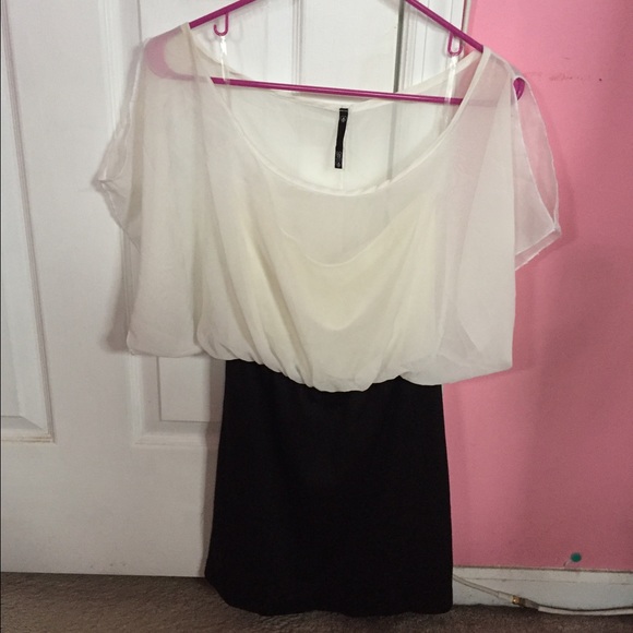 Black and white dress