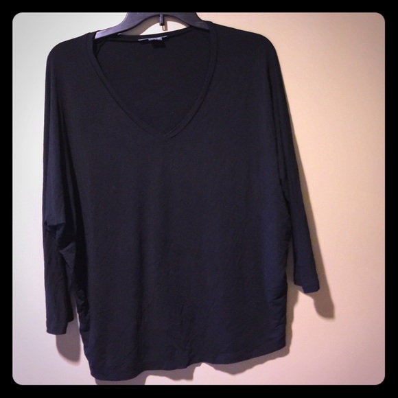 Vince dolman sleeve 3/4 vneck
