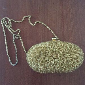 Gold clutch