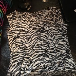 Zebra print shirt