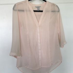 Soft pink blouse