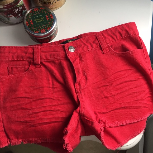 Drama Gold Pants - SOLD! ❣Red Shorts