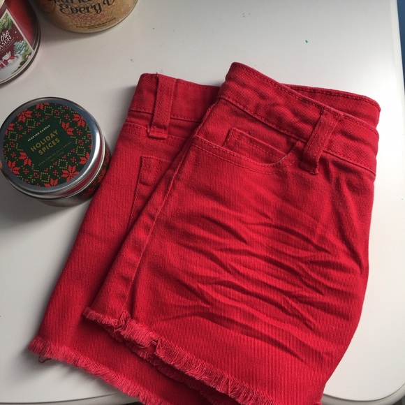 SOLD! ❣Red Shorts - Picture 2 of 3