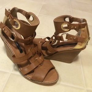 New wedge gladiator sandals