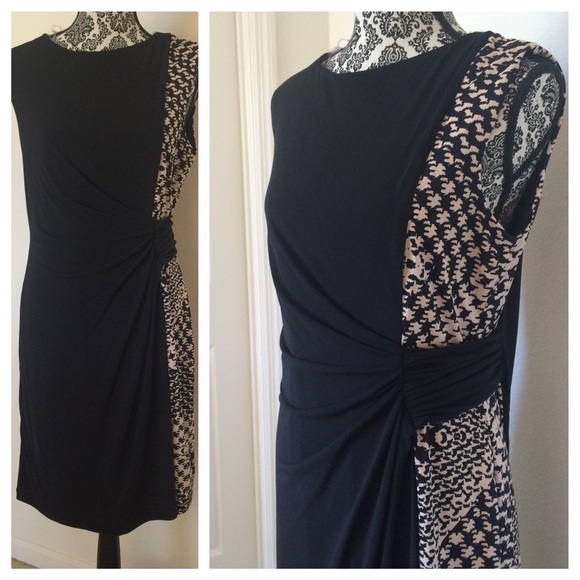 Shelby and Palmer Dresses & Skirts - Stunning Black Dress with pattern underlay