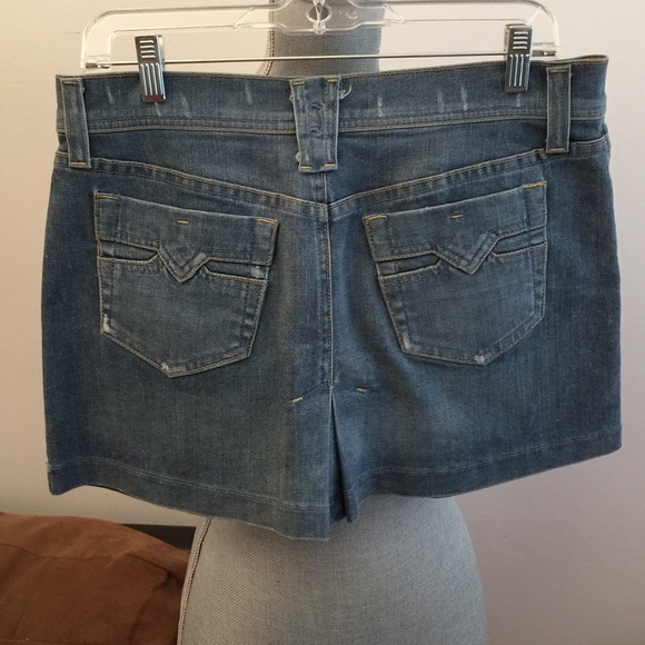 Juicy couture denim mini skirt