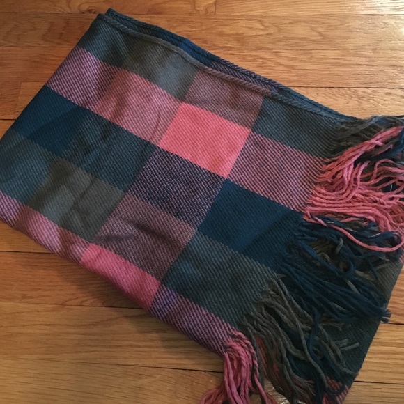 Green and Pink Scarf
