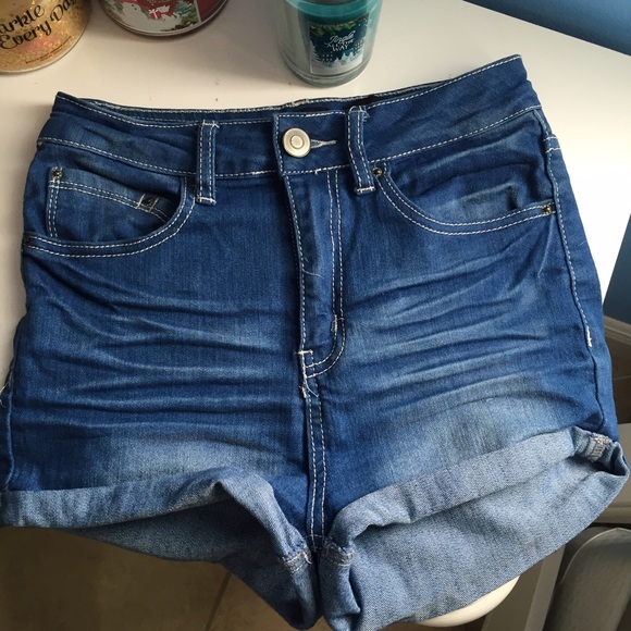 Ranbeeri Pants - 💙Denim High-Waisted Shorts