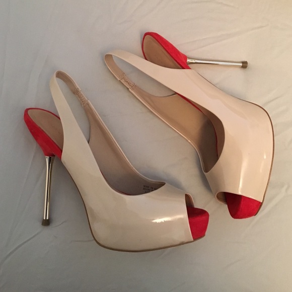 Zara Shoes - Zara Slingback Platform Heels