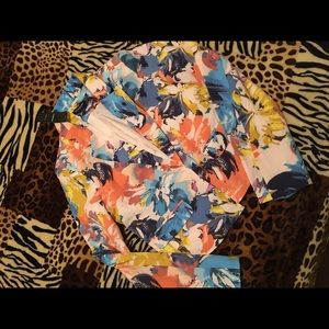 Bebe floral blazer