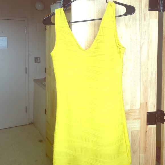 Hot Yellow Dress