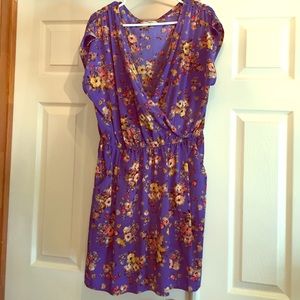 Bar III wrap dress with pockets