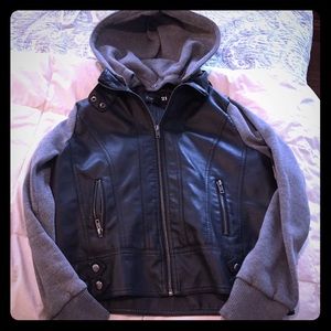 **REDUCED** Forever 21 faux leather bomber jacket