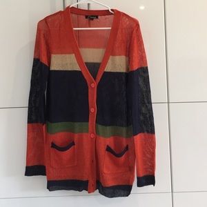 Fine knit cardigan