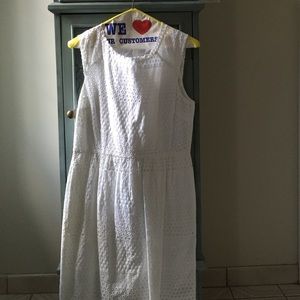J crew eyelit dress worn once