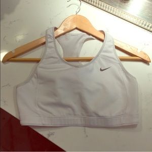 White Nike sports bra!
