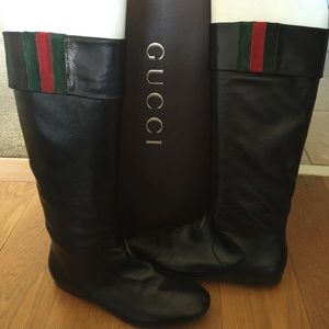 💯% Authentic Gucci Leather Boots