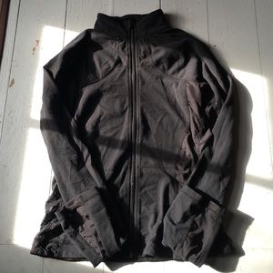 Lululemon black workout jacket