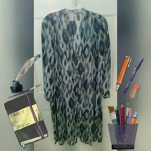 Soft Surroundings Ikat long tunic