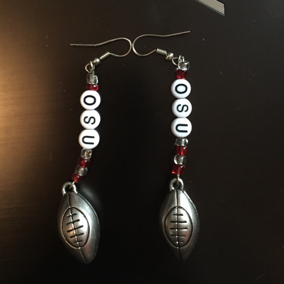 Ohio state earrings