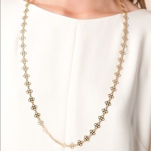Tory Burch Mini Clover Necklace