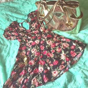 Cute/ Sexy Cut-out Back Skater Dress