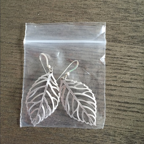 Silver earrings