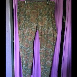 Floral Print Jeggings