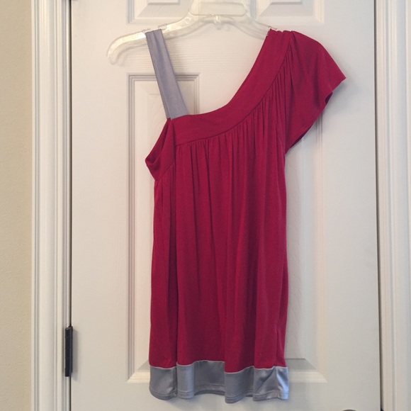 Red & Silver Top