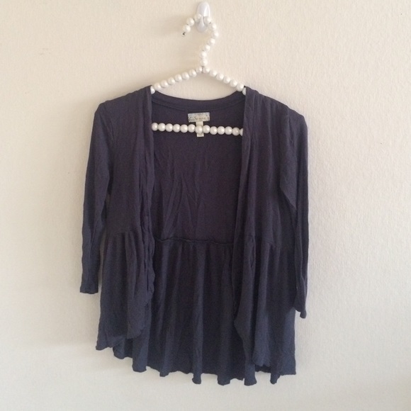 Dark gray cardigan