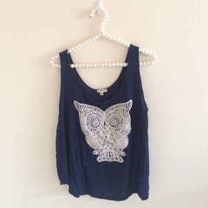 Navy owl tank