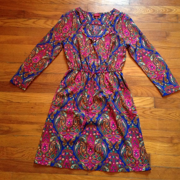 Merona Long Sleeve Patterned Dress