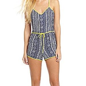 NWT THML Aztec print romper