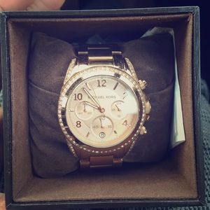Rose Gold Michael Kors Watch!