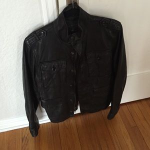 Men's Banana Republic leather jacket