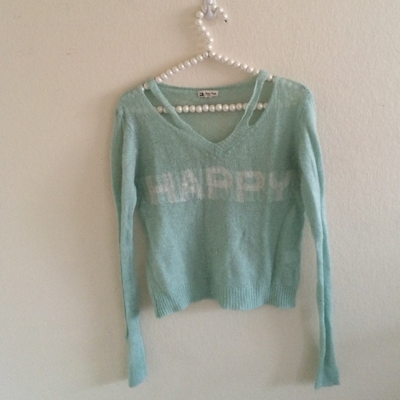 LF HAPPY Mint Sweater