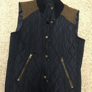 Black Quilted Vest
