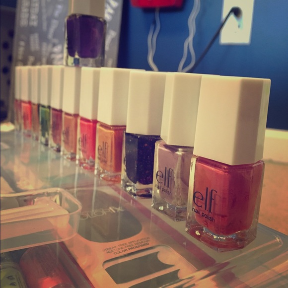 Assorted e.l.f. nail polishes (12 count)