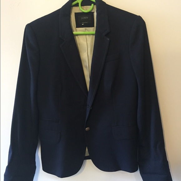 J Crew Schoolboy Blazer Size 10 in Navy