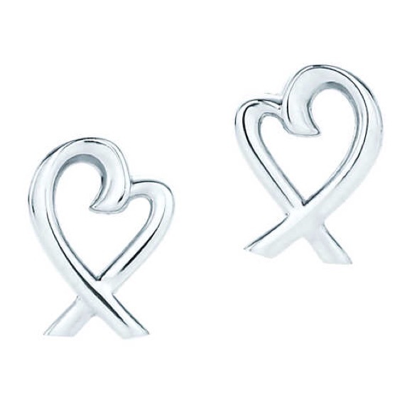 925 Sterling silver heart earnings