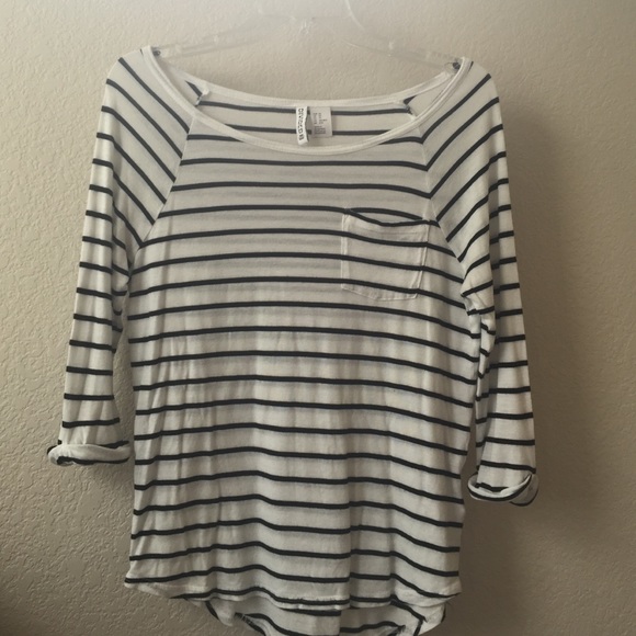 H&M striped shirt with pocket