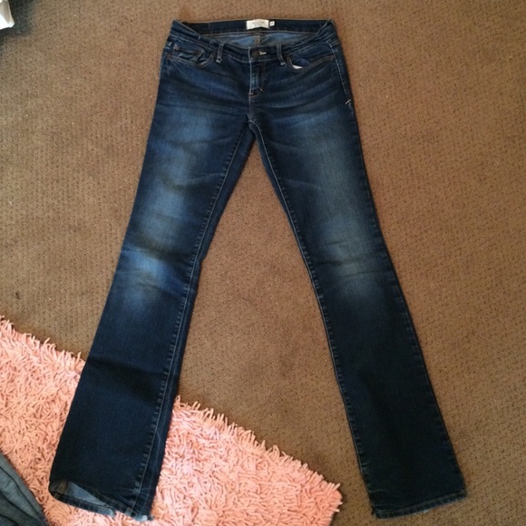 Abercrombie & Fitch Stretch low rise Bootcut Jeans