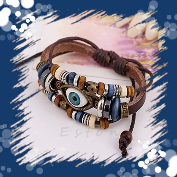 Jewelry - 🎁 EYE Adjustable 🎁leather bracelet