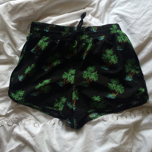 Summer palm tree shorts